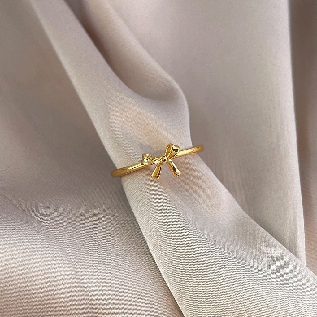 Bow Ring - Lilou - Gold - Plated - Abbott Atelier