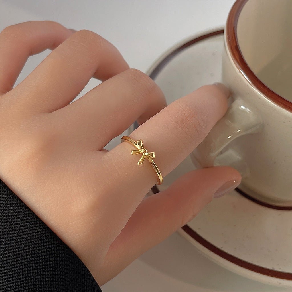 Bow Ring - Lilou - Gold - Plated - Abbott Atelier