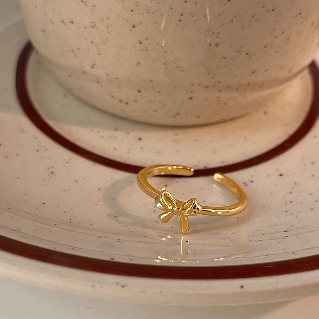 Bow Ring - Lilou - Gold - Plated - Abbott Atelier