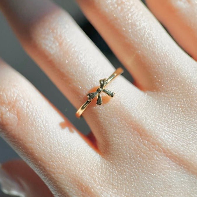Bow Ring - Lilou - Gold - Plated - Abbott Atelier