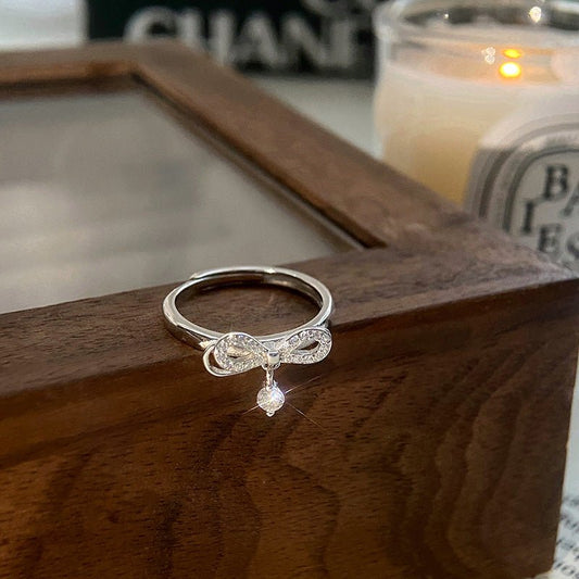 Bow Ring (Solid Silver) - Hypoallergenic - Abbott Atelier