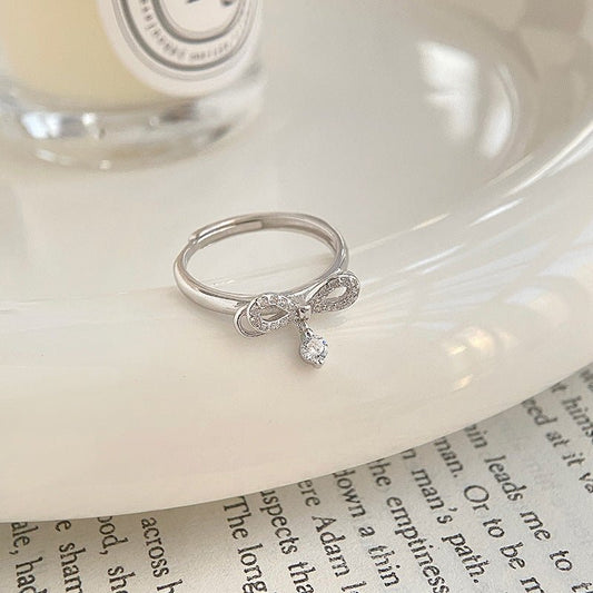 Bow Ring (Solid Silver) - Hypoallergenic - Abbott Atelier