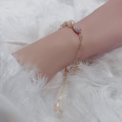 Bumblebee Pearl Bracelet - Pamela - Freshwater Pearls - Abbott Atelier