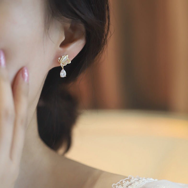 Butterfly Earrings Eileen Abbott Atelier Artisan Jewelry