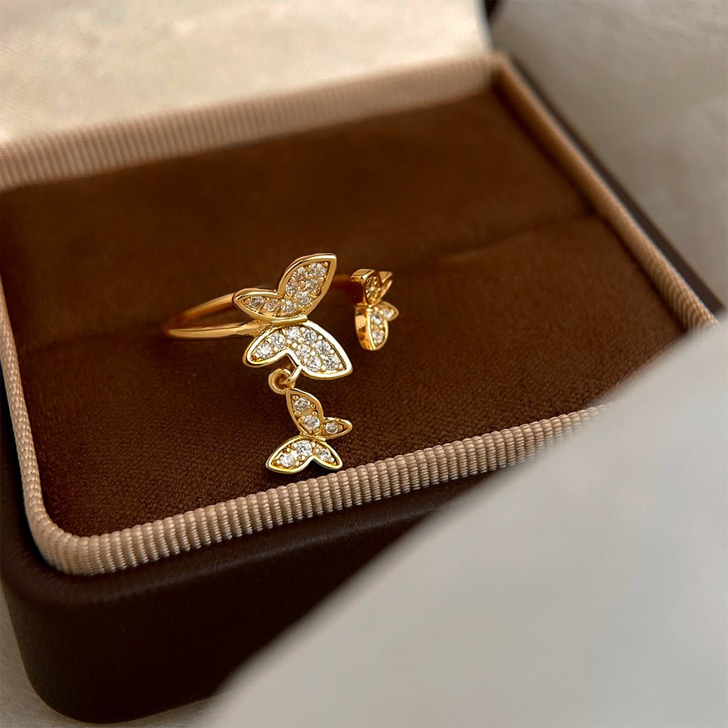 Butterfly Lullaby Ring - Gold - Plated - Abbott Atelier