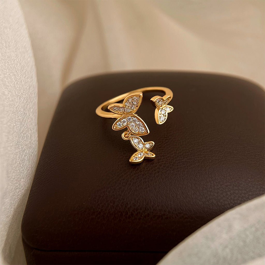 Butterfly Lullaby Ring - Gold - Plated - Abbott Atelier