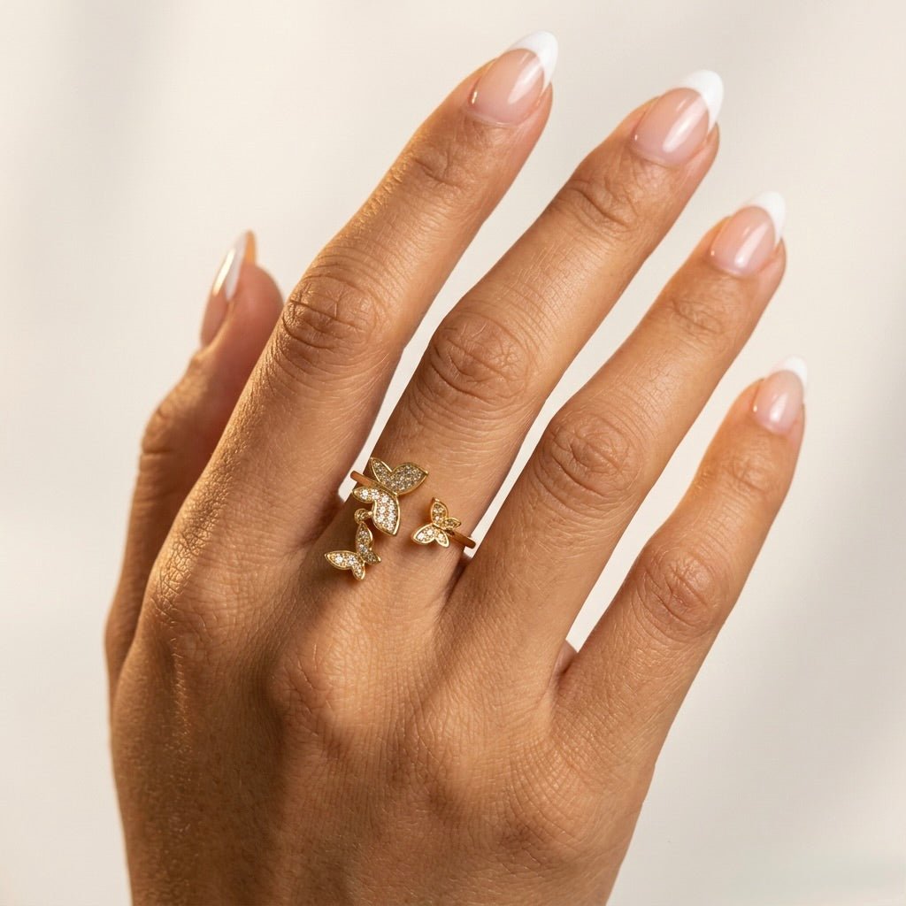 Butterfly Lullaby Ring - Gold-Plated - Abbott Atelier
