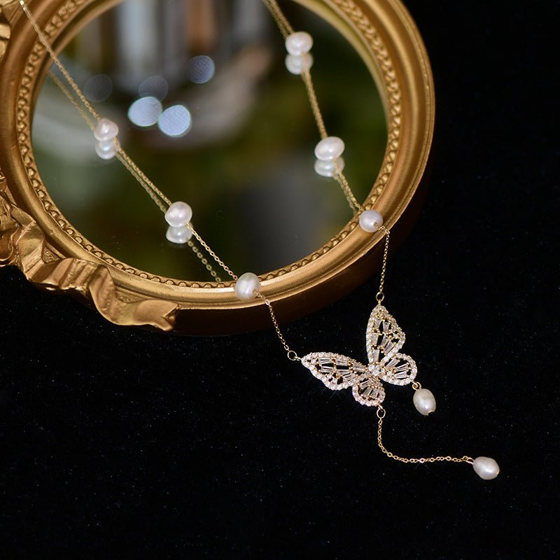 Butterfly Necklace - Lexi - Gold - Plated - Abbott Atelier