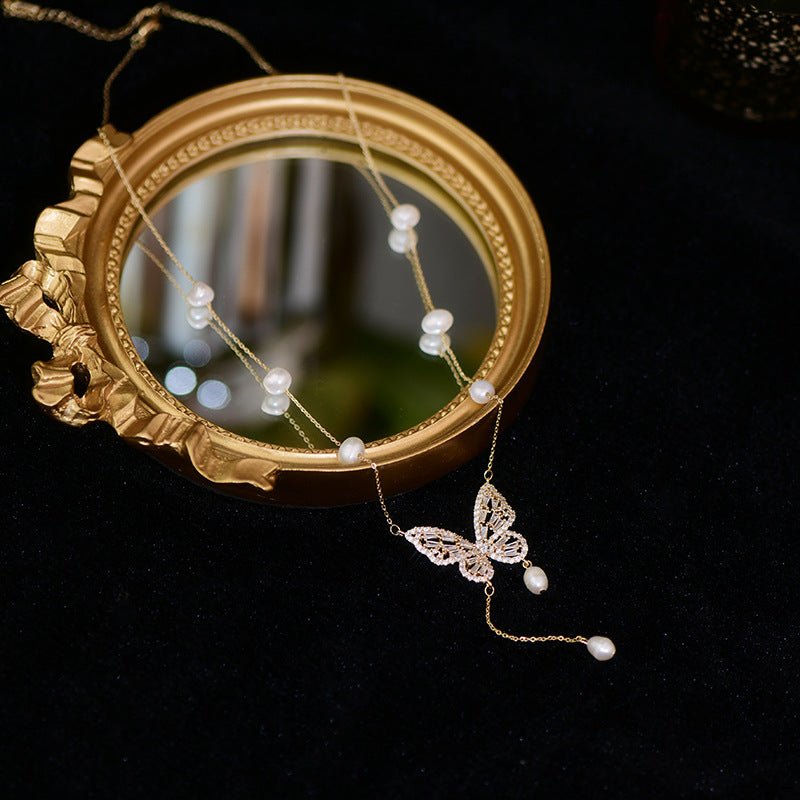 Butterfly Necklace - Lexi - Gold - Plated - Abbott Atelier