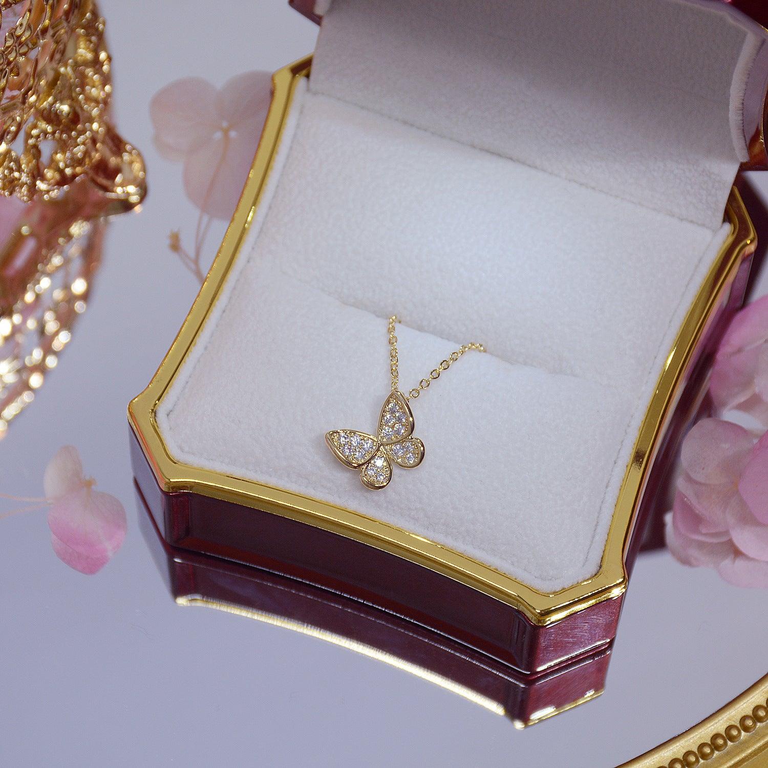 Butterfly Necklace - Nina - Gold - Plated - Abbott Atelier