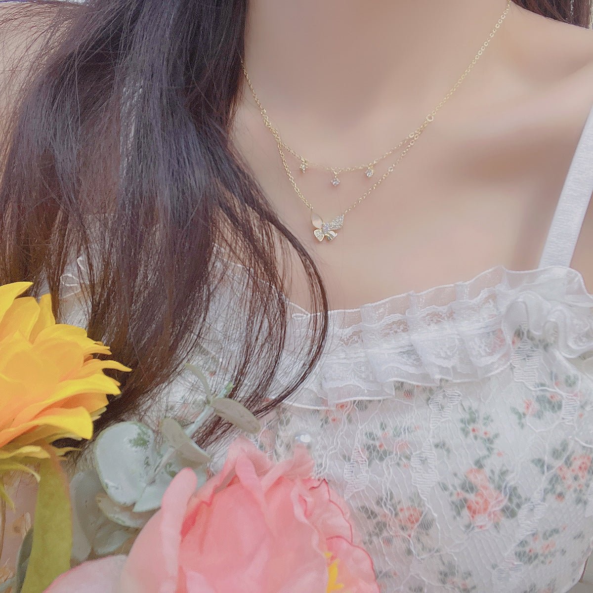 Butterfly Necklace - Tanya - Gold - Plated - Abbott Atelier