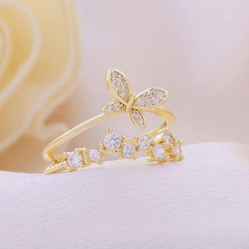Butterfly Ring - Anna - Gold - Plated - Abbott Atelier