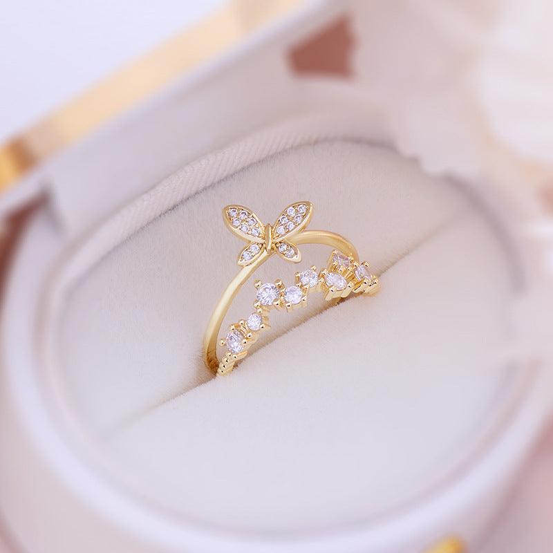 Butterfly Ring - Anna - Gold - Plated - Abbott Atelier