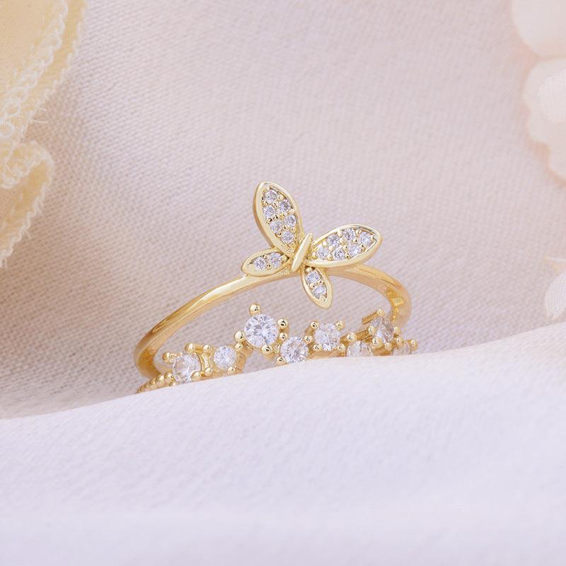 Butterfly Ring - Anna - Gold - Plated - Abbott Atelier
