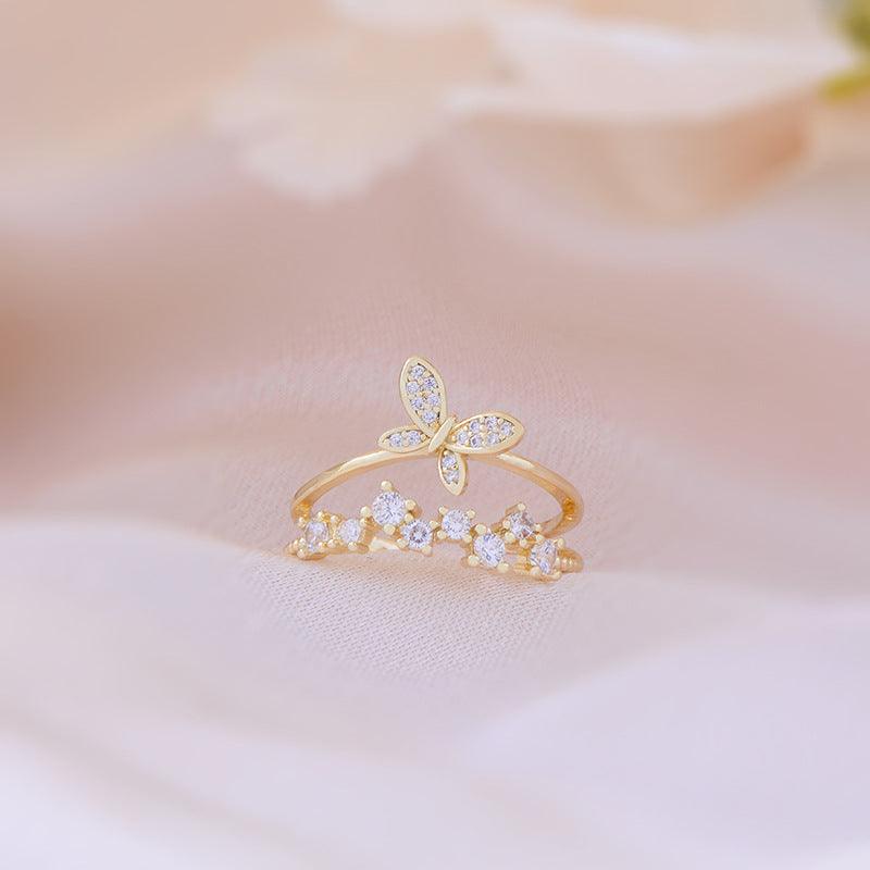 Butterfly Ring - Anna - Gold - Plated - Abbott Atelier