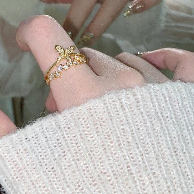 Butterfly Ring - Anna - Gold - Plated - Abbott Atelier