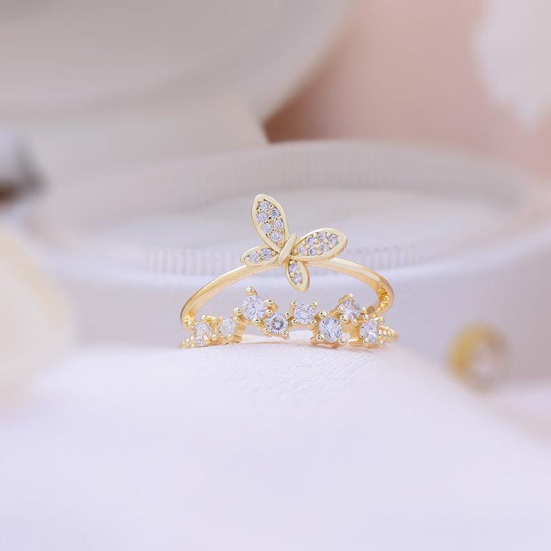 Butterfly Ring - Anna - Gold - Plated - Abbott Atelier