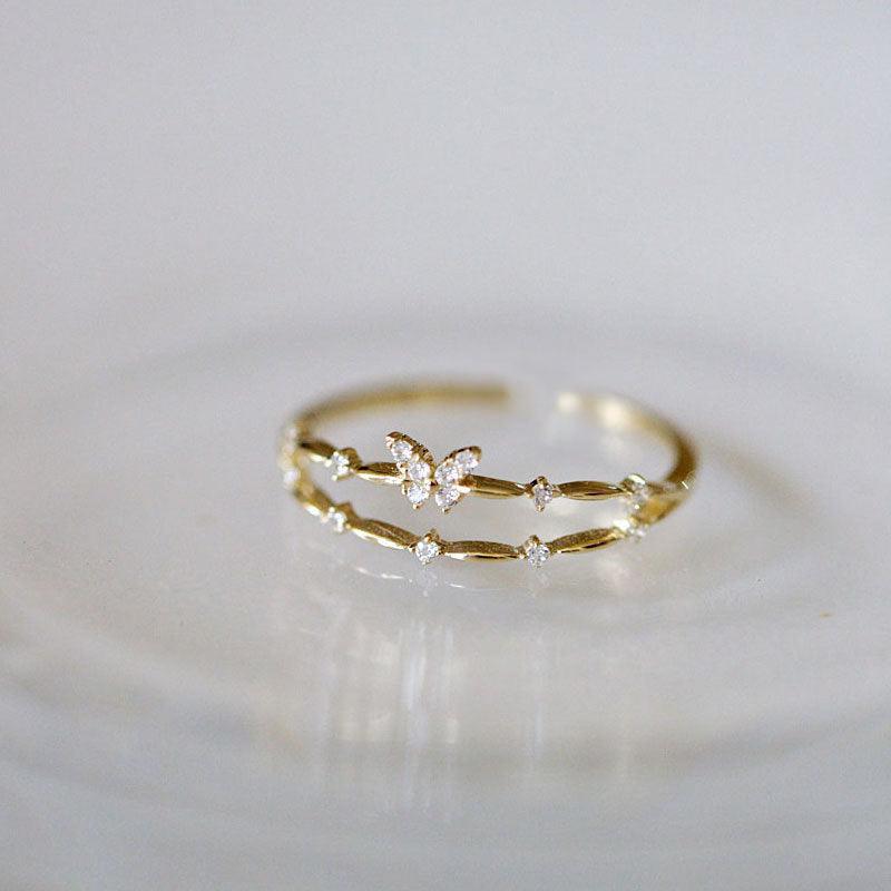 Butterfly Ring (Solid Silver)