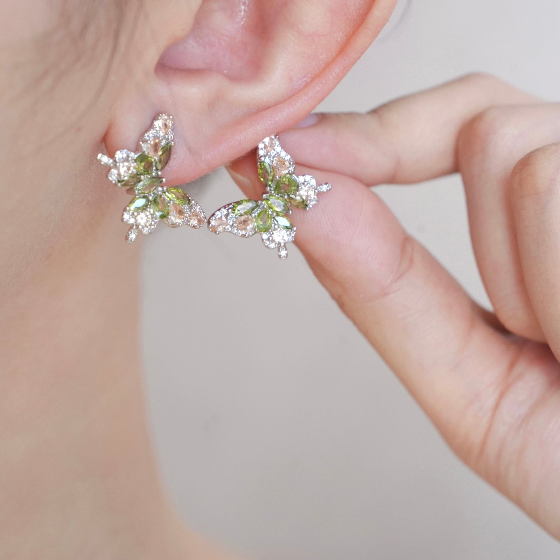 Butterfly Waltz Earrings - Hypoallergenic - Abbott Atelier