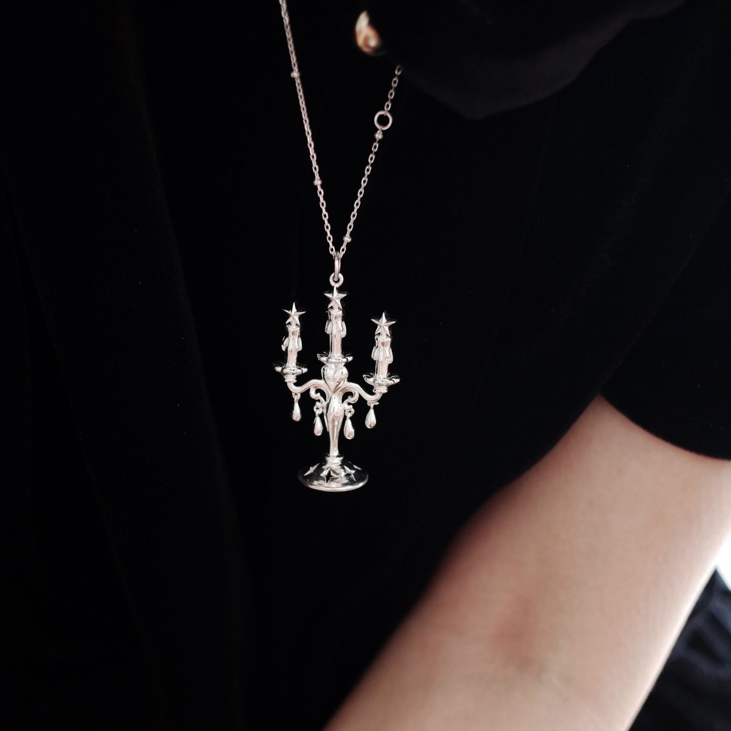 Candelabra of Stars Necklace - Gold Plated - Abbott Atelier