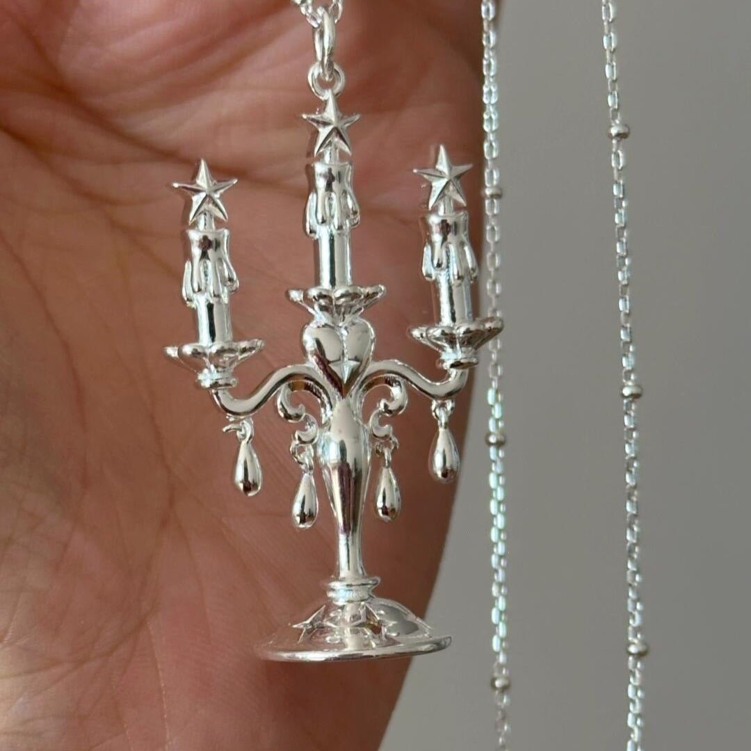Candelabra of Stars Necklace - Gold Plated - Abbott Atelier