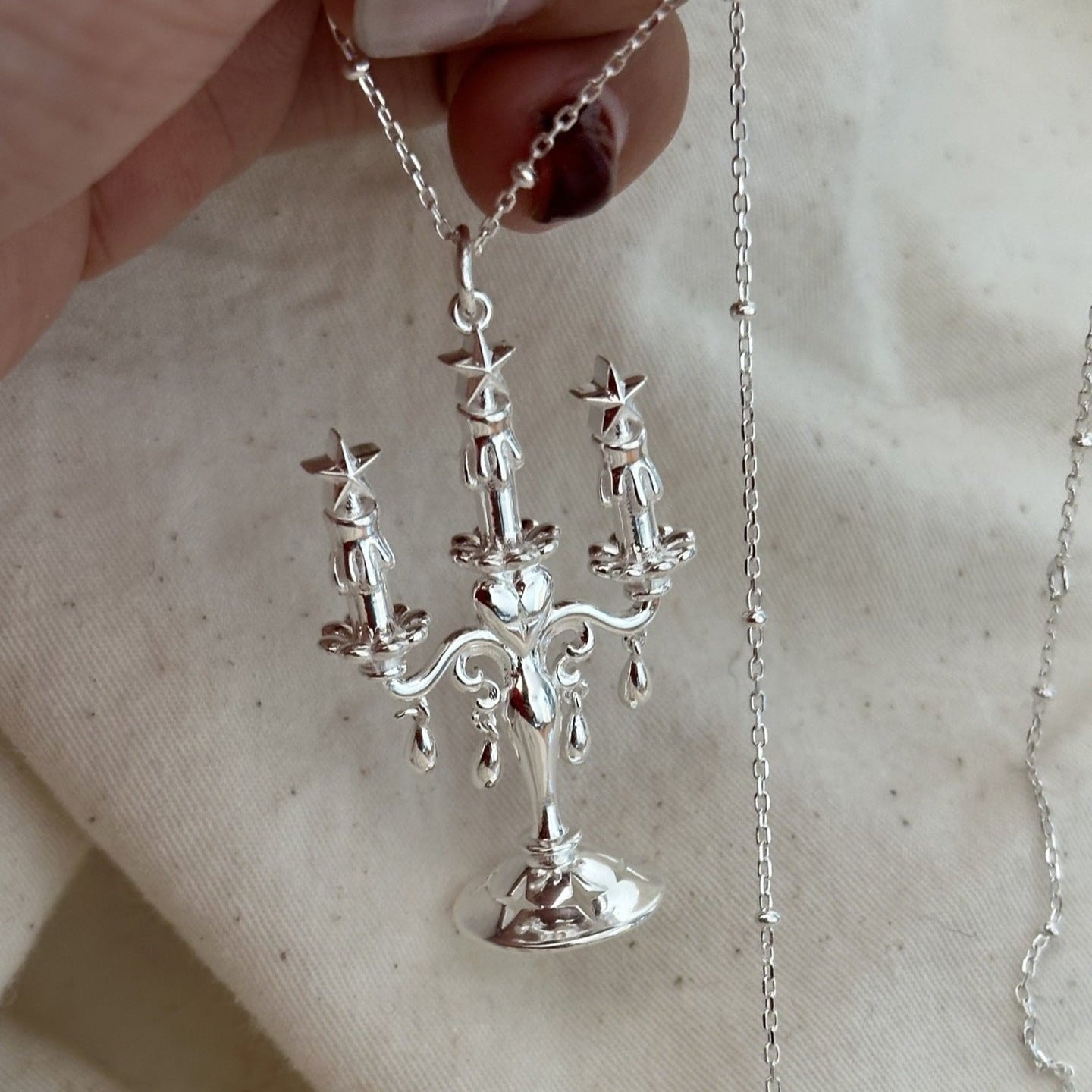 Candelabra of Stars Necklace - Gold Plated - Abbott Atelier