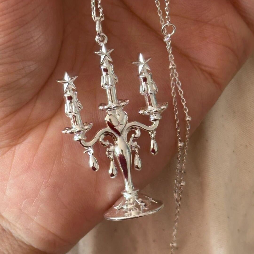 Candelabra of Stars Necklace - Gold Plated - Abbott Atelier