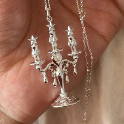 Candelabra of Stars Necklace - Gold Plated - Abbott Atelier