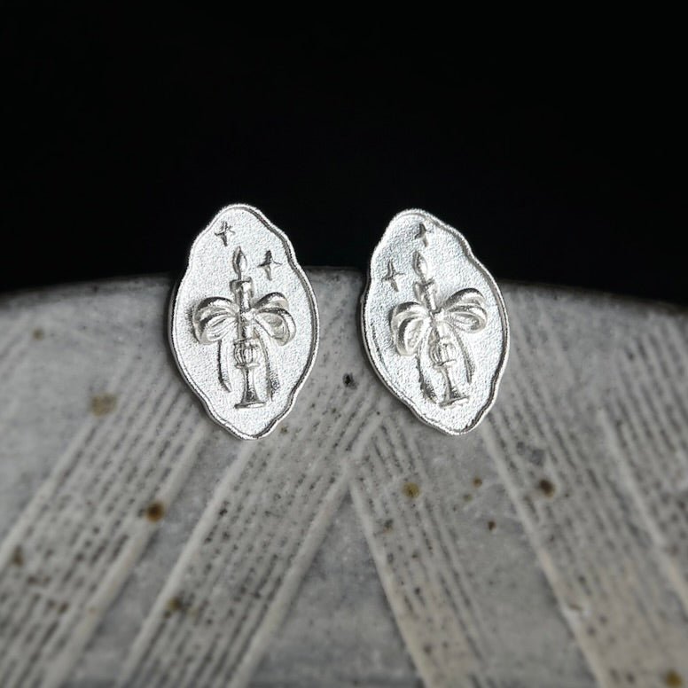 Candlelight Keepsake Earrings - Hypoallergenic - Abbott Atelier