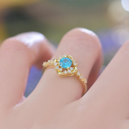 Capri Oceanlight Ring - Gold - Plated - Abbott Atelier