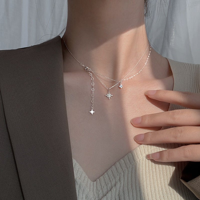 Celestial Necklace (Solid Silver) - Hypoallergenic - Abbott Atelier