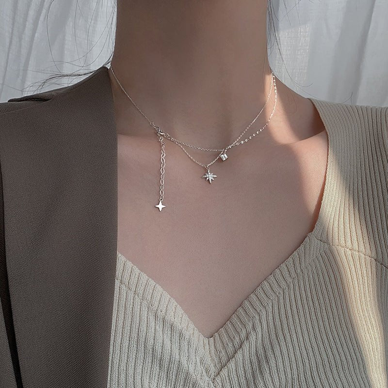 Celestial Necklace (Solid Silver) - Hypoallergenic - Abbott Atelier