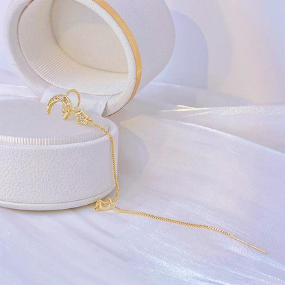 Celestial Threader Earrings and Cuffs - Gold - Plated - Abbott Atelier