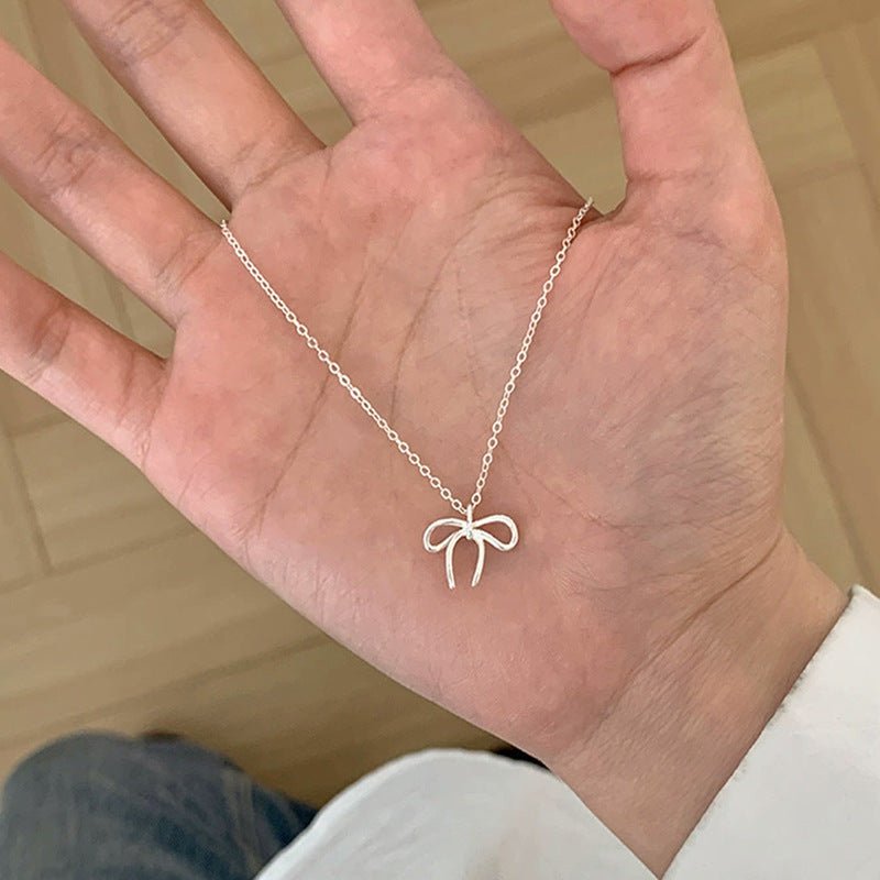 Cherie Bow Necklace - Gold Plated - Abbott Atelier