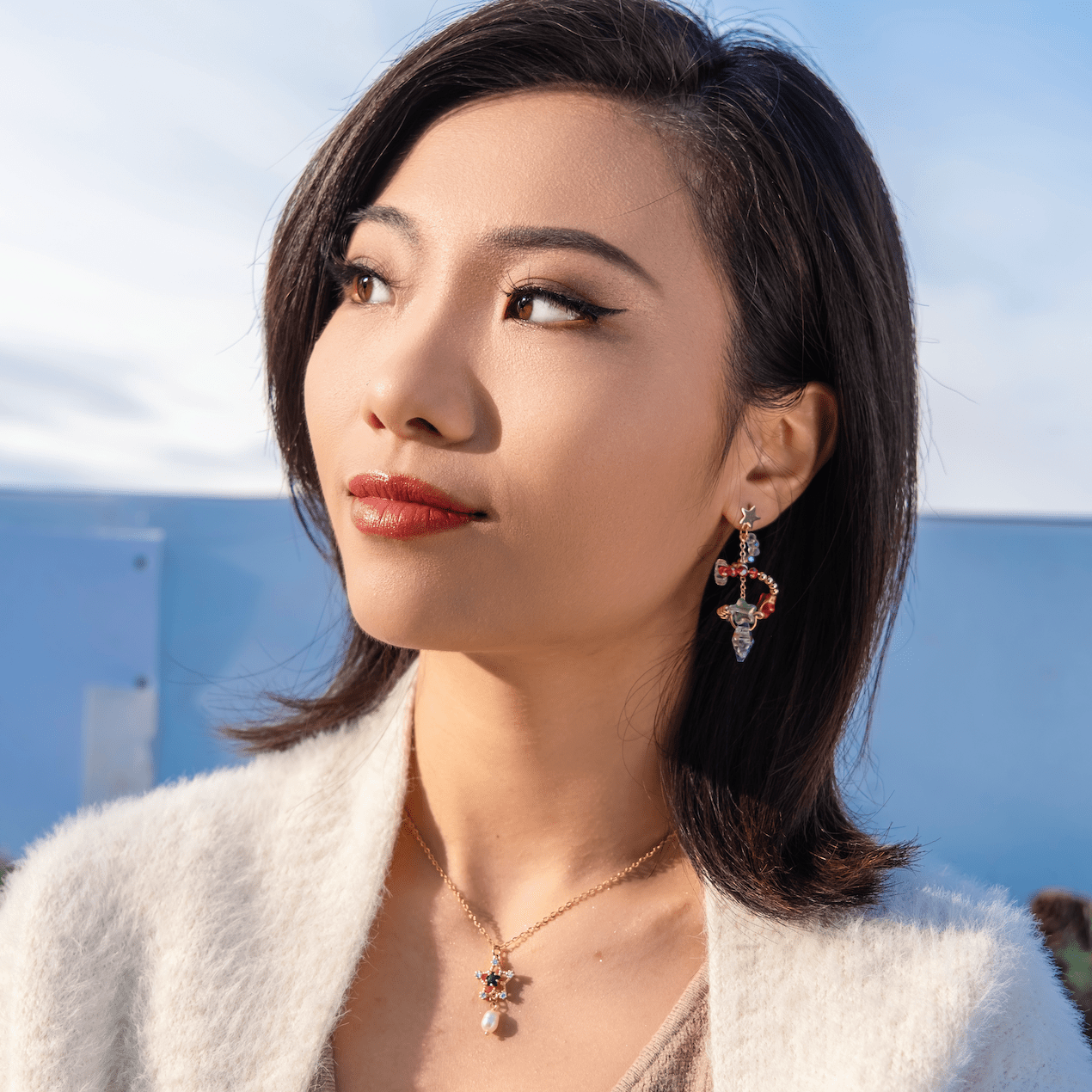 Christmas Tree Earrings - Hypoallergenic - Abbott Atelier