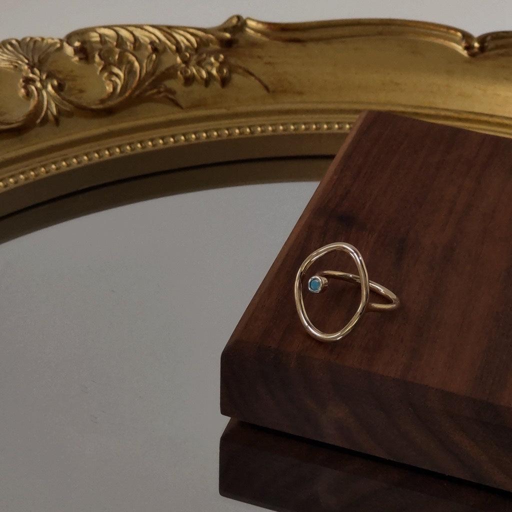 [Clearance] Abstract Art Ring - Gold - Plated - Abbott Atelier