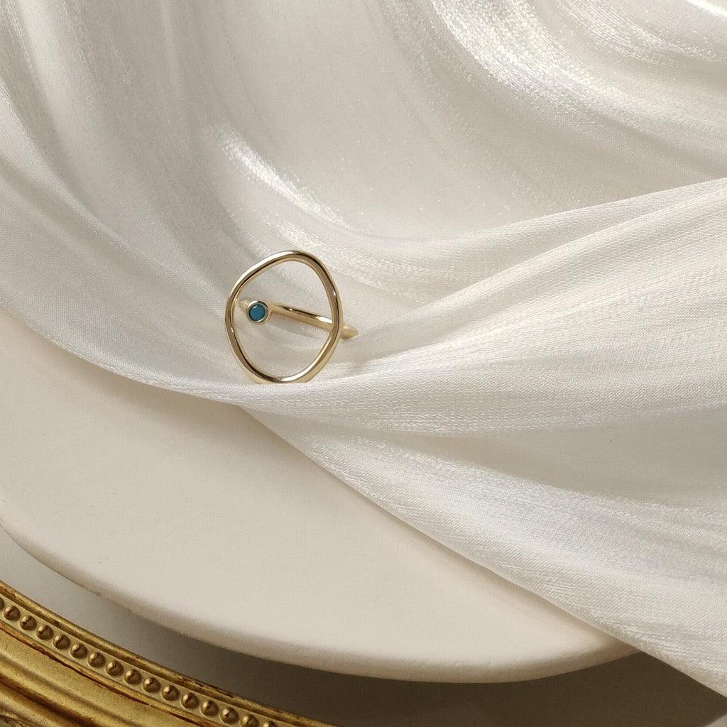 [Clearance] Abstract Art Ring - Gold - Plated - Abbott Atelier