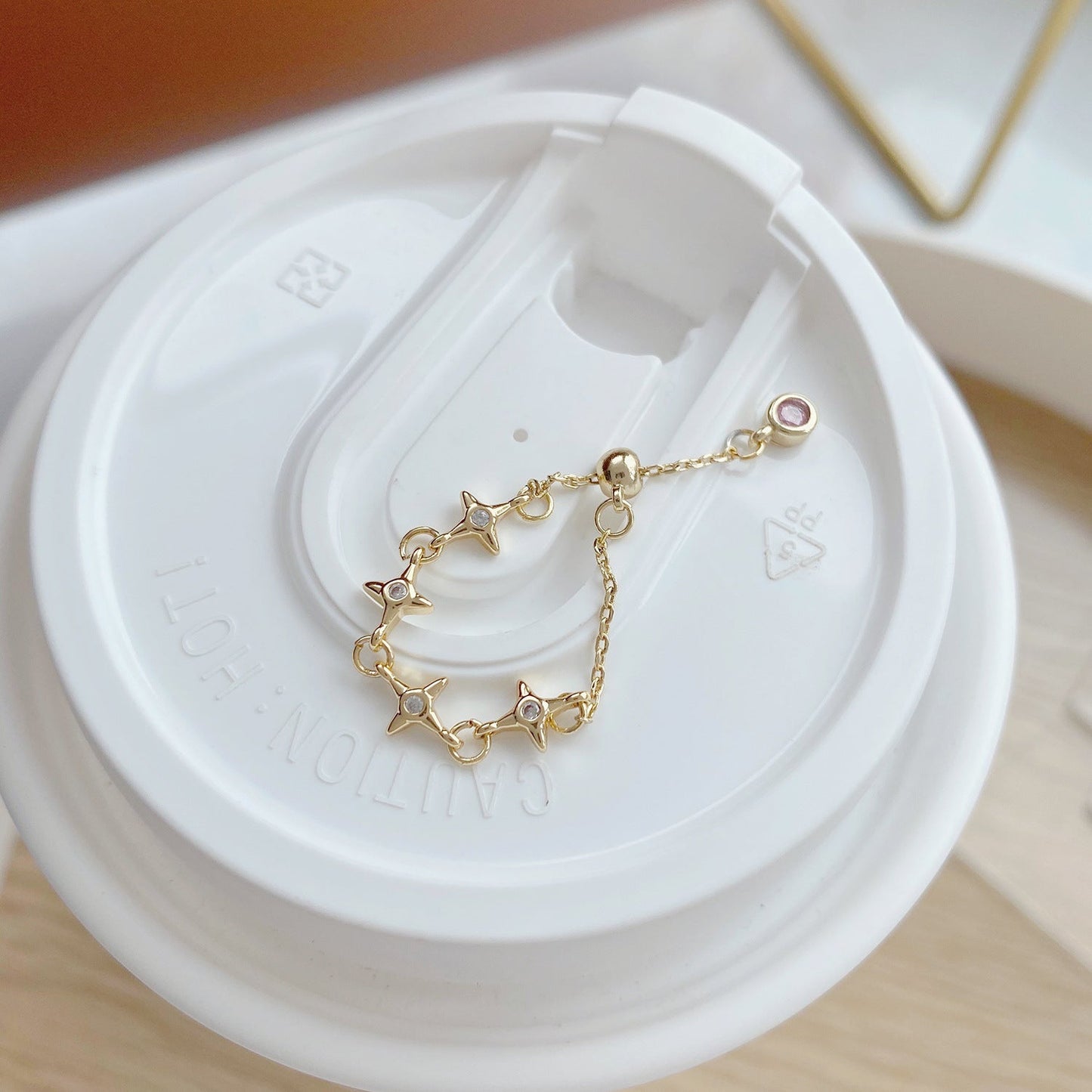 [Clearance] Celestial Drawstring Ring - Gold - Plated - Abbott Atelier