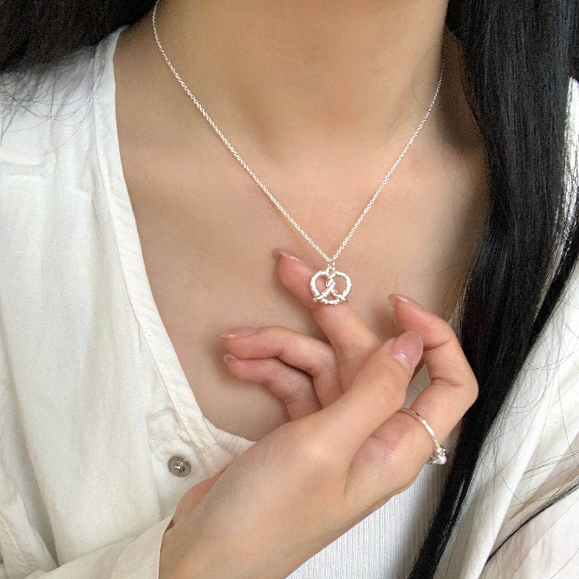 [Clearance] Pretzel Necklace - Gold Plated - Abbott Atelier