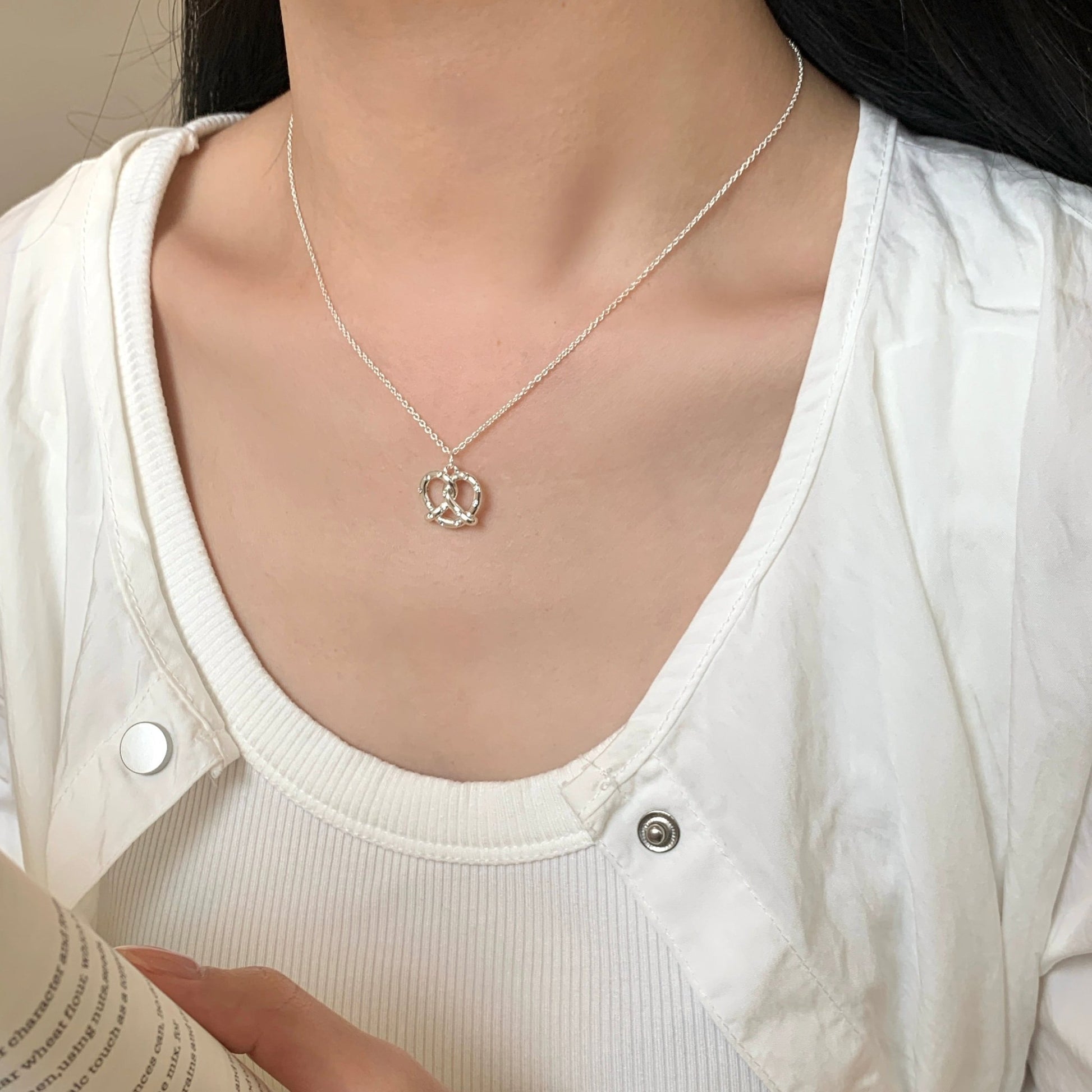 [Clearance] Pretzel Necklace - Gold Plated - Abbott Atelier