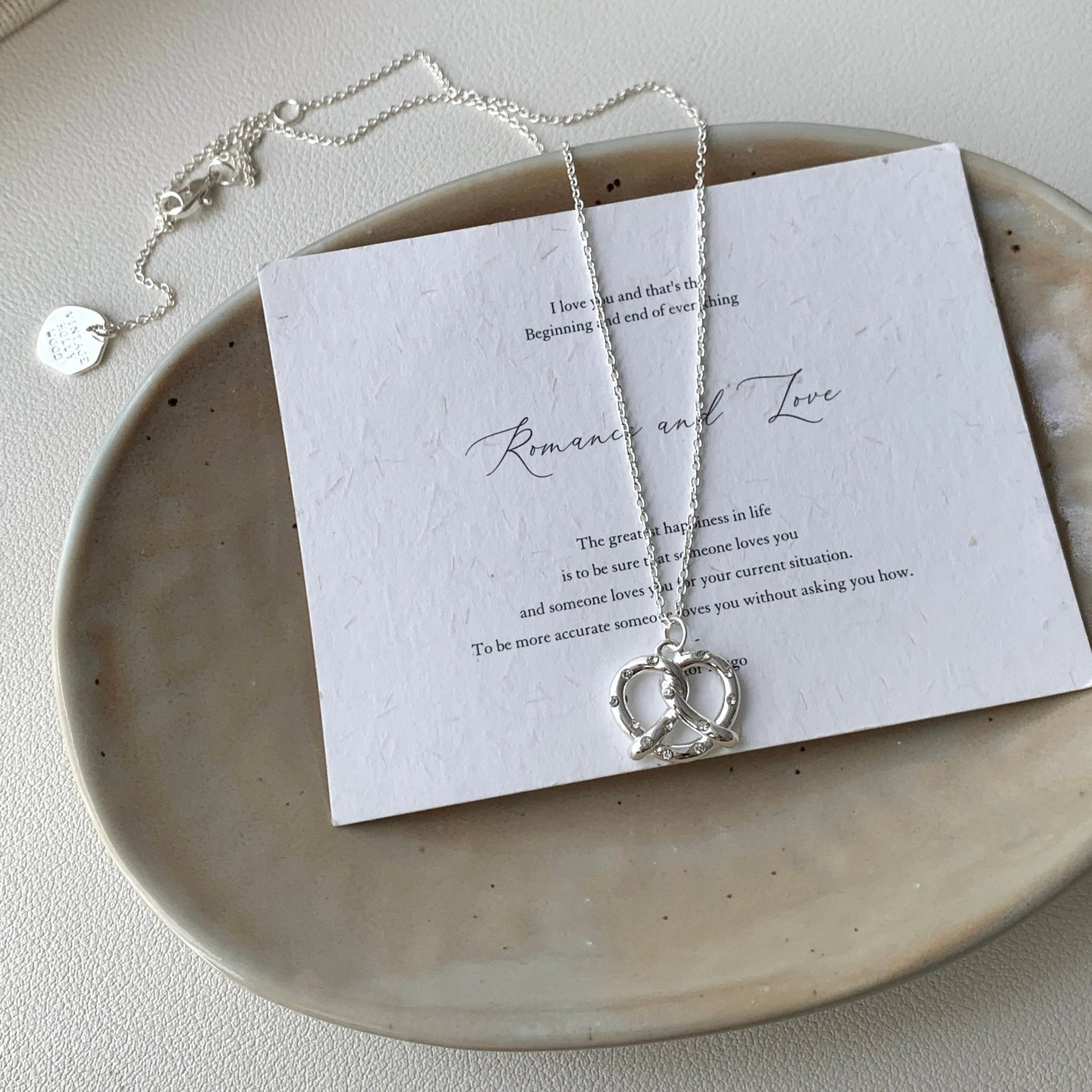 [Clearance] Pretzel Necklace - Gold Plated - Abbott Atelier