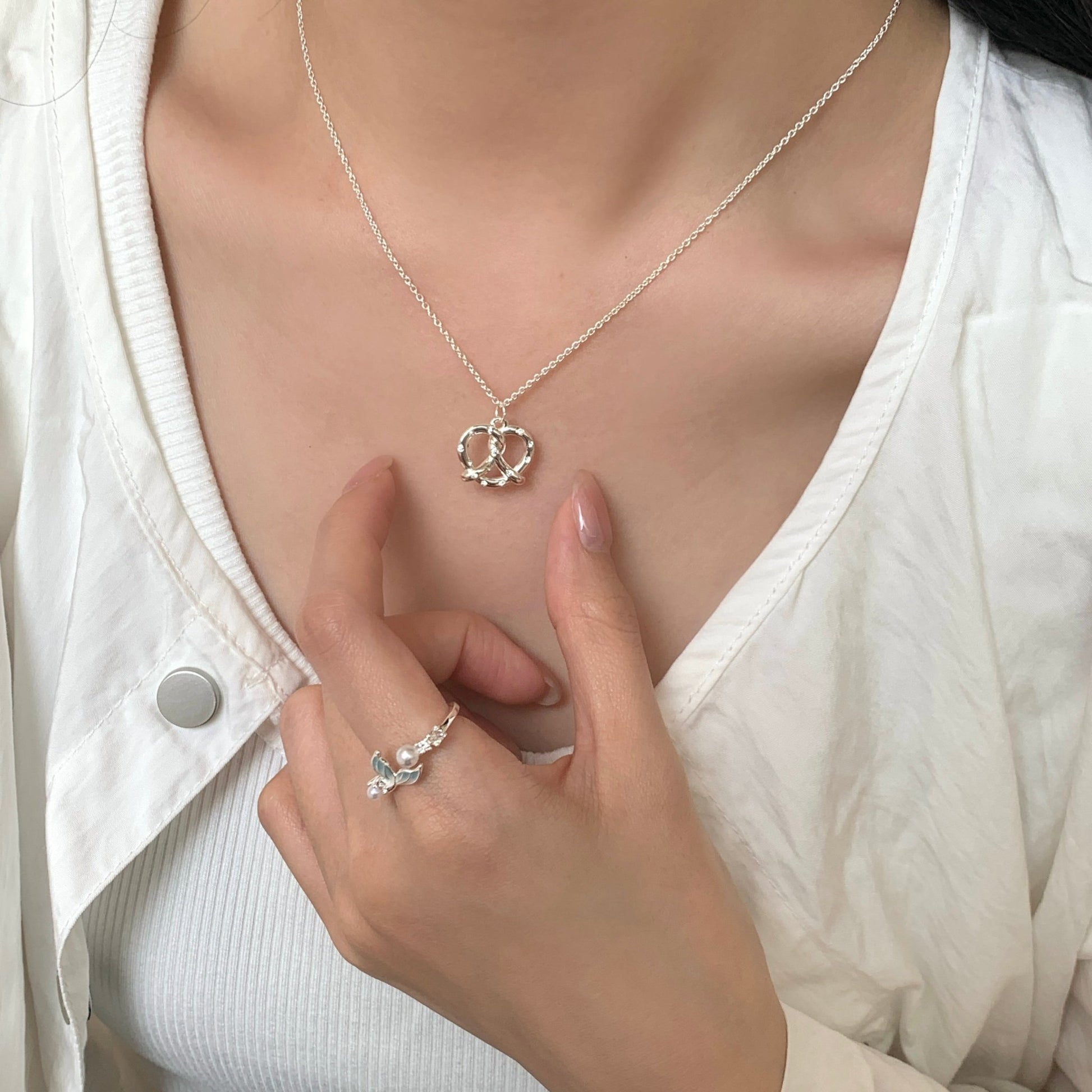 [Clearance] Pretzel Necklace - Gold Plated - Abbott Atelier