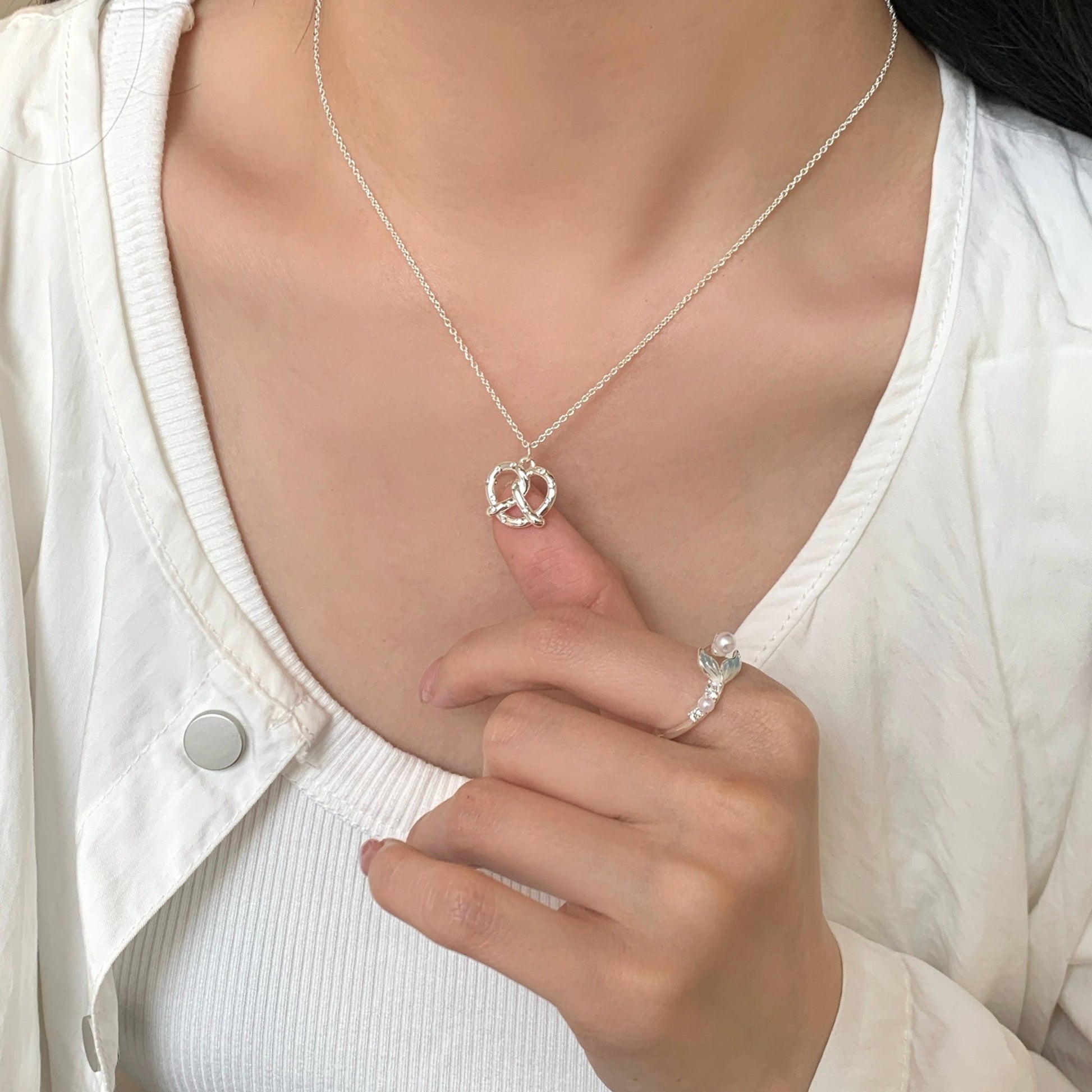 [Clearance] Pretzel Necklace - Gold Plated - Abbott Atelier