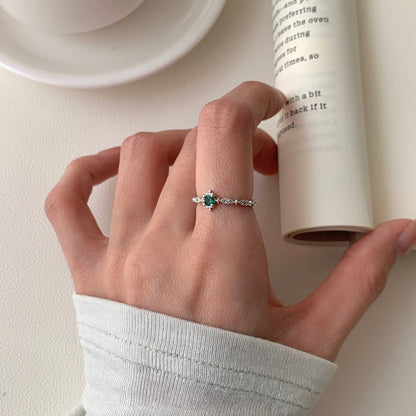 Constance Emerald Ring - Gold - Plated - Abbott Atelier