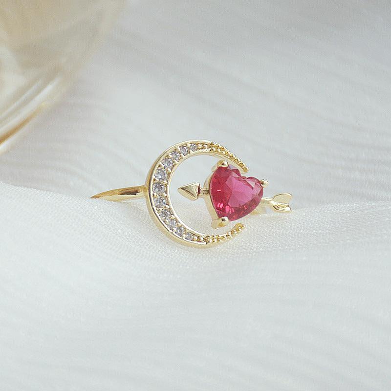 Cupid's Arrow Ring Set - Gold - Plated - Abbott Atelier