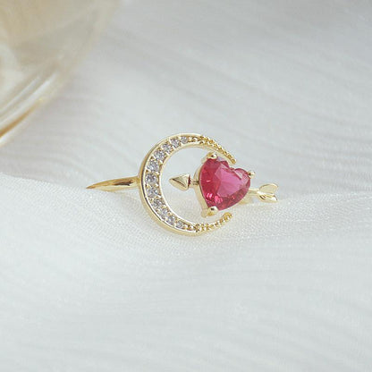 Cupid's Arrow Ring Set - Gold - Plated - Abbott Atelier