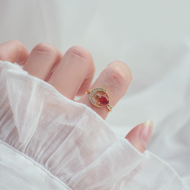 Cupid's Arrow Ring Set - Gold - Plated - Abbott Atelier