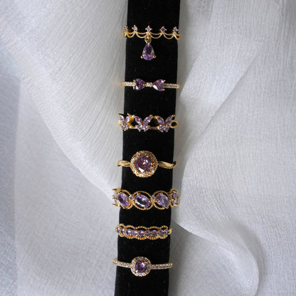Violet Coronette Ring