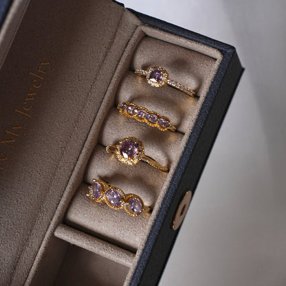 Twist Amethyst Ring