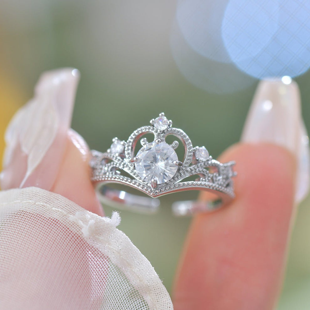 Tiara Setting Ring Diamond Tiara Ring Set | Abbott Atelier | Artisan Jewelry
